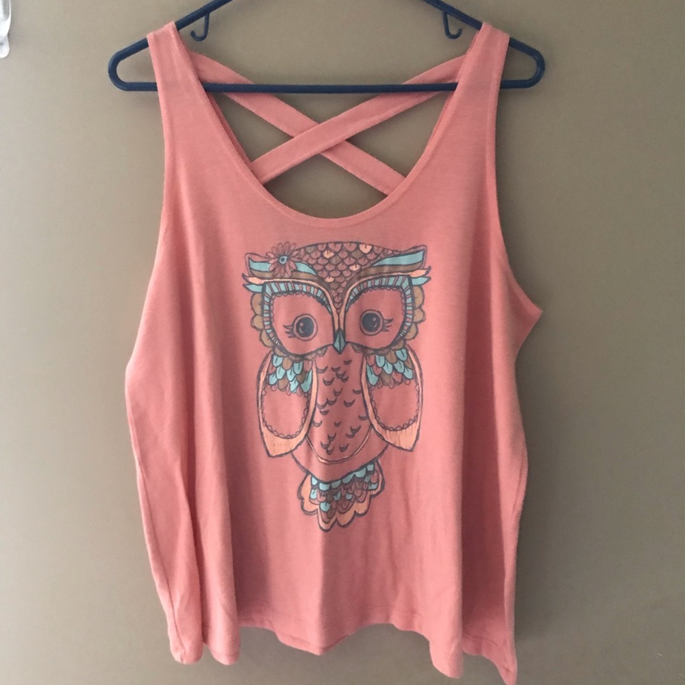 cute owl tank top